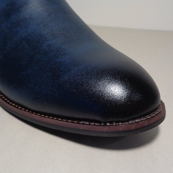 Vance Co. Size 8 Wide / LANDON / Navy / Chelsea Dress Boots / New Men\'s Shoes main image 5